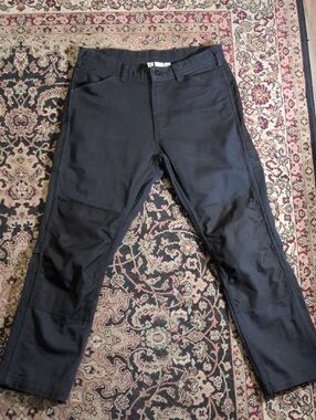 Topo Designs Black Men's Dual Pant with Red Logo Tab